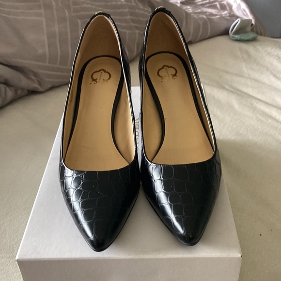 C wonder Black leather pumps - Picture 1 of 7